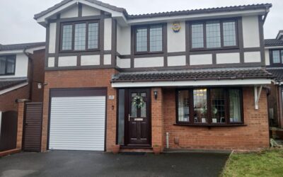 White Seceuroglide Roller Door