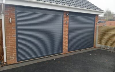 Twin Compact Roller Doors in Halesowen