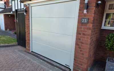Agate Grey Hörmann Sectional Door Installation in Sutton Coldfield
