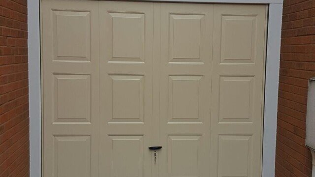 ivory up and over garage door