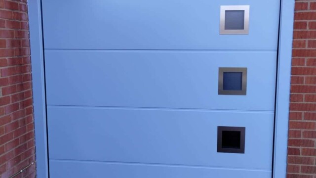 White Hormann Sectional Garage Door with Windows Hormann sectional garage doors