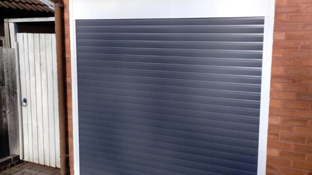 Blue SWS Roller Garage Door SWS roller doors