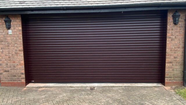 Maroon SWS Roller Garage Door SWS roller doors