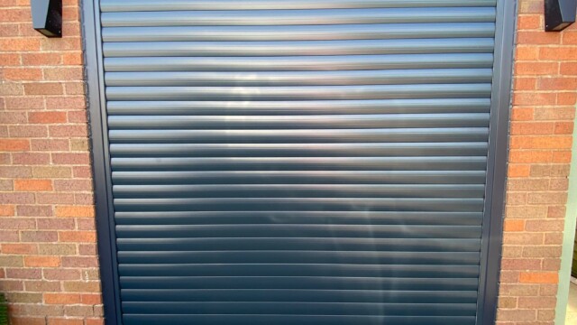 Black SWS Roller Garage Door SWS roller doors