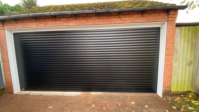 Black SWS Roller Garage Door SWS roller doors