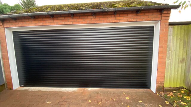 Black SWS Roller Garage Door SWS roller doors