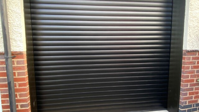 Black SWS Roller Garage Door SWS roller doors