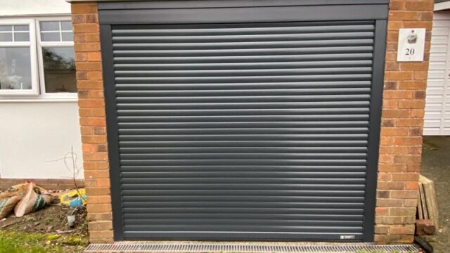 Grey SWS Roller Garage Door SWS roller doors