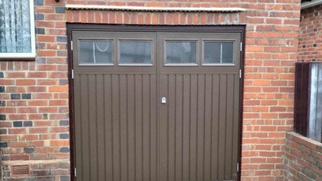 Brown Select Side Hinged Garage Doors Select side hinged doors