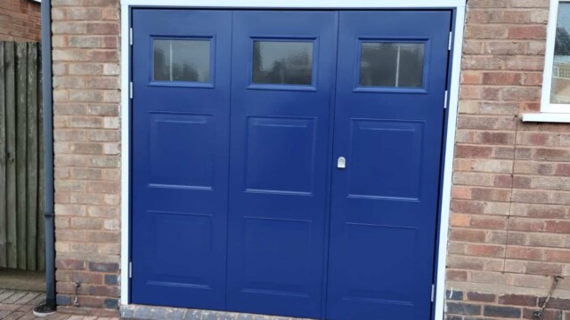 Blue Select Side Hinged Garage Doors Select side hinged doors