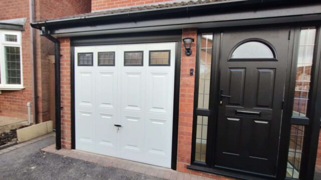 White Select Side Hinged Garage Doors Select side hinged doors