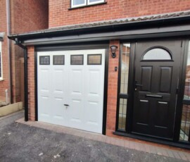 White Select Side Hinged Garage Doors Select side hinged doors