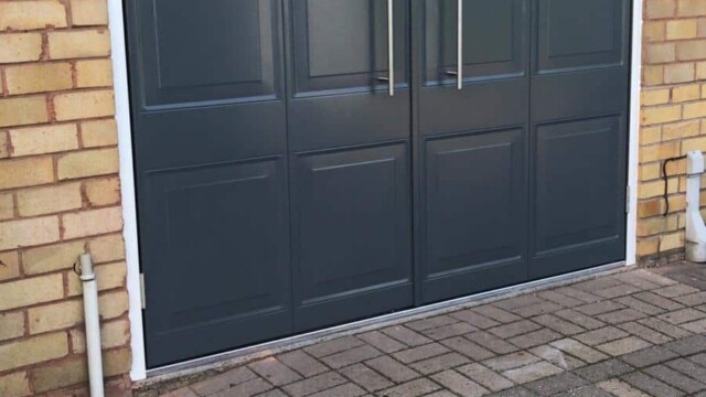 Black Select Side Hinged Garage Doors Select side hinged doors