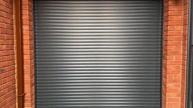 New Electric roller garage door