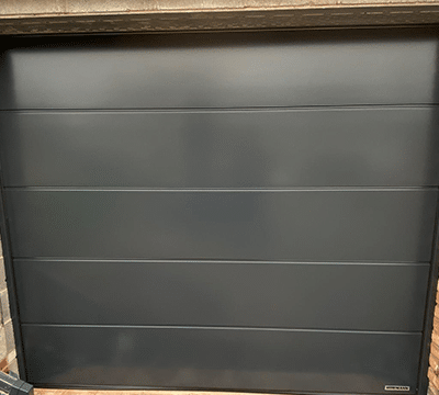 Black Garolla garage door