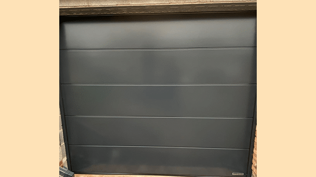 Black Garolla garage door