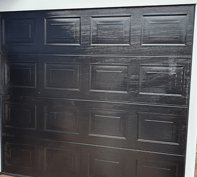 Black Garolla garage door