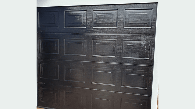 Black Garolla garage door