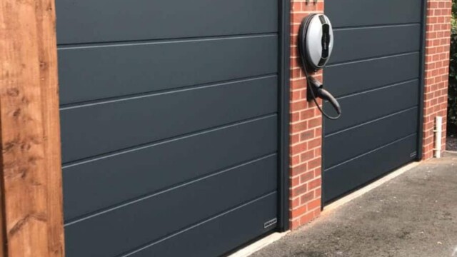 Two garage doors