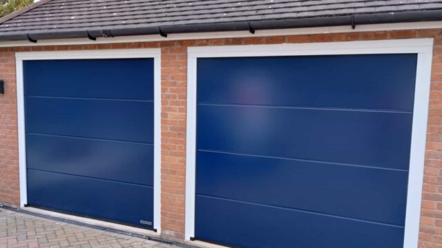 Blue Hormann Twin Sectional Garage Doors
