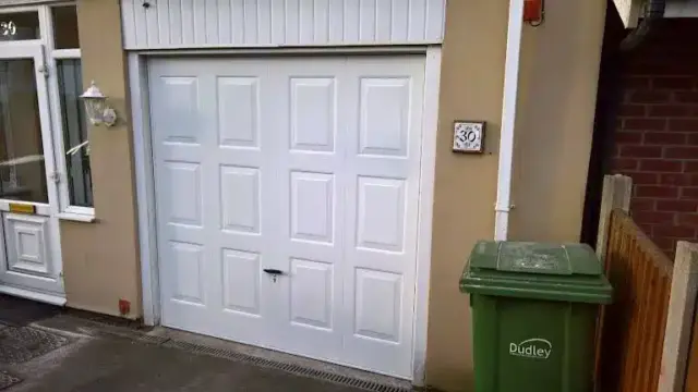 White Up and Over Garage Door