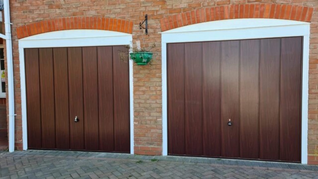 Brown Hormann Up and Over Garage Door